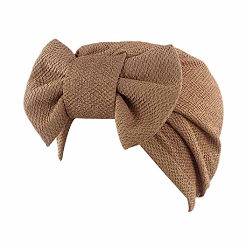 Fulltime® Femmes cancéreuses Casquette Bonnet écharpe Turban tête Wrap Cap (D)