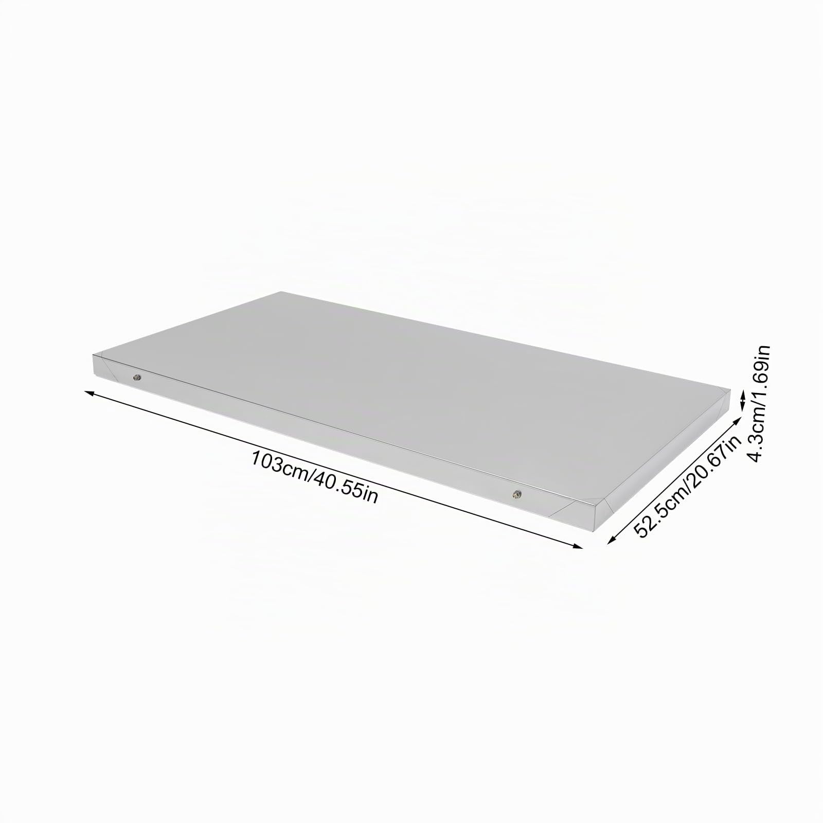 Balance au sol pour animaux de compagnie, balance pour chiens, chats, vétérinaire, grande plateforme en acier inoxydable 103 x 53 cm, LCD externe, unité de pesage kg/oz/lb