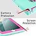 AICase Kickstand Shockproof Heavy Duty iPad 2/3/4 Case - High Impact Resistant Rugged Hybrid Three Layer Full Body Protection With Stylus (Light Green/Rose)