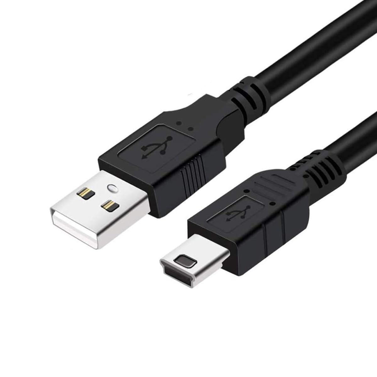 RUITEXUNPS3 Controller Charger Cable 1.8m/6ft, Mini USB Data Charging Cord for Sony PlayStation PS3, PS3 Slim Controller, Digital Camera