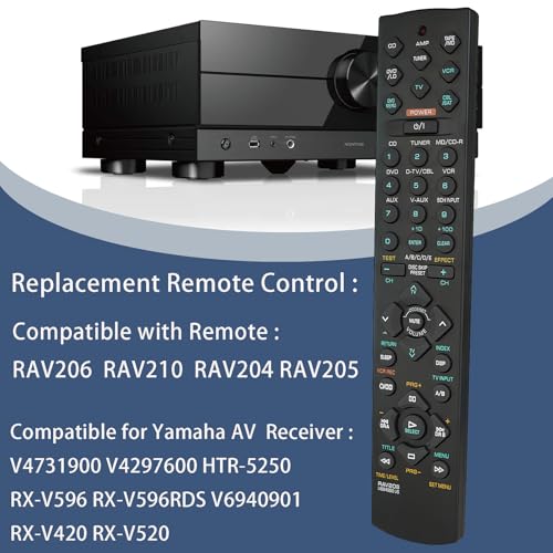 Télécommande universelle Yamaha RX-V596 pour vos soirées cinéma maison