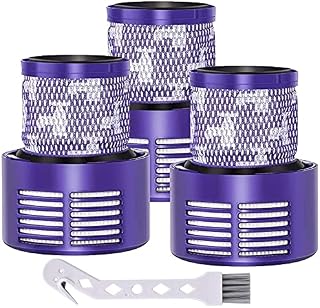Reehi Vacuum Filter Replacements for Dyson V10 SV12,Washable Animal Filter for V10 Cyclone Series, Compare to Part # 969082-01 (3Pack)