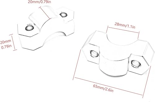 Miniatura 2 de Abrazadera de barra de arrastre para manillar de motocicleta para BMW F850GS Adventure F 850 GS F850 GS F850 Adv 2018 2019 (negro)
