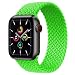 Produktbild Leishouer Braided Solo Loop Armband Kompatibel mit Apple Watch Armband 40/38mm 44/42mm 41/45mm, Elastisches Ersatzarmbänder für iWatch Serie 7 6 5 4 3 SE Strap (42mm/44mm-S, Gras-Grün)