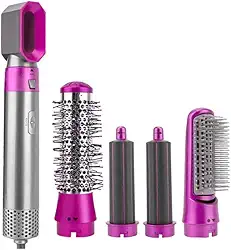 Kit 5 em 1 Secador Modelador Escova de Cabelo Alisadora Elétrica 110v e 220v (220v)