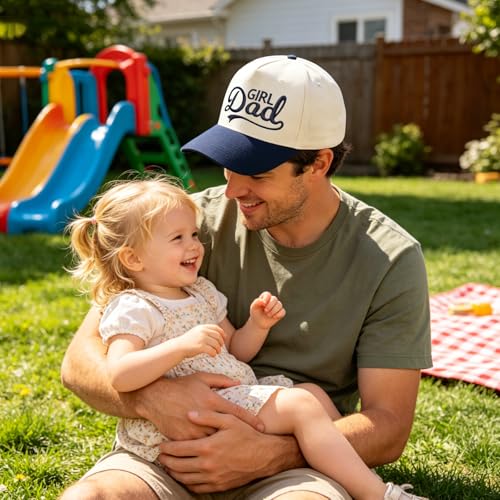 Image of Girl Dad Hat for Men,Girl Dad Gifts Fathers Day Birthday Christmas for Dad Trucker Hat Baseball Caps