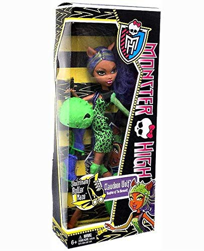 Monster High Roller Maze Muñeca Clawdeen Wolf miniatura 3