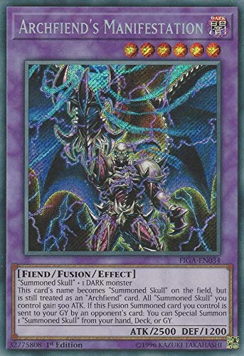 Yu-Gi-Oh! - Archfiend's Manifestation - FIGA-EN034 - Secret Rare - 1st Edition - Fists of The Gadgets