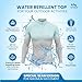 Varen Water Proof Long Sleeve Rash Guard T-Shirt Elemento with UV Sun Protection for Surfing, Fishing, Swimming, Hiking, Cycling, Active Wear (Teal, Size M)