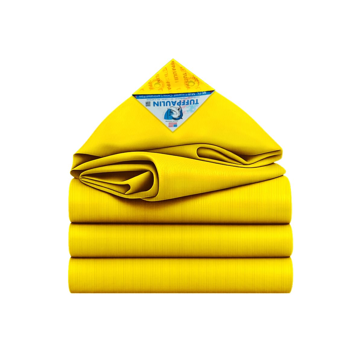 TUFFPAULIN 36FT X 30FT 150 GSM Blue Heavy Duty Tarpaulin Tirpal Tadpatri Tharpai Thadika, Extra Strong, Eyelets, UV Resistant, 100% Waterproof Virgin, 6 Layer MLCL 3D Rib Technology-1 No. — Amazon image 13