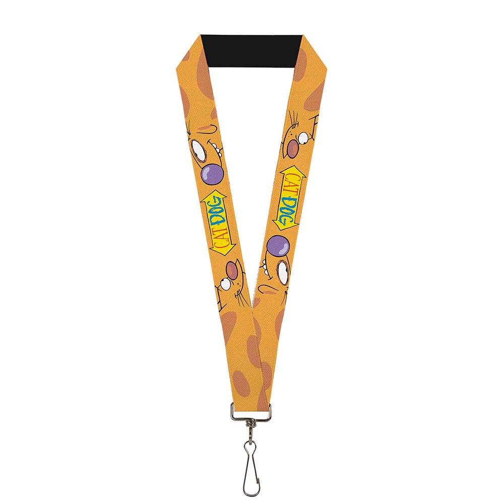 Buckle-Down Lanyard-1.0" Stretch/Catdog Logo