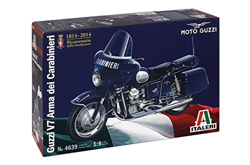 Preisvergleich Produktbild Italeri 510104639 - 1:9 Moto Guzzi V7 Carabinieri Motorrad
