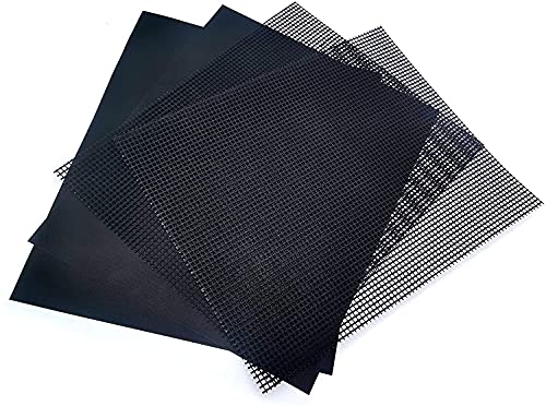 Boxiki Kitchen Set of 4 BBQ Grill Mats Non-Stick BBQ Mats for Gas Grills. Use These Grill Mats to Protect Your Grills from Unwanted Stains.