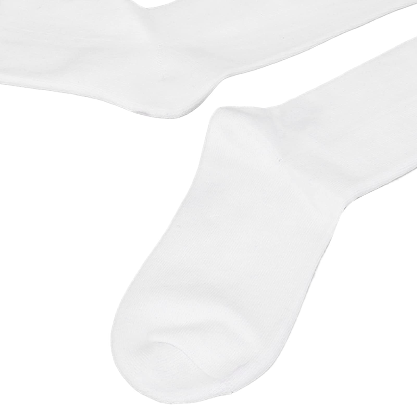 RiToEasysports Chaussettes D'escrime épaissies, Chaussettes D'escrime en Coton épaissi Unisexe Bas de Protection D'escrime pour épée Sabre et Fleuret Femmes Hommes Blanc Autres Sports D'équipe