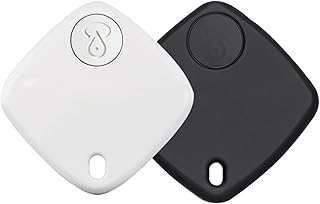 Black Bluetooth Key Finder with Global Apple Find My Network(iOS Only), Bluetooth Tracker,Luggage Tracker.Tracker for Suitcase. Item Locator for Keys, Bags，pet Collar and More.1-Pack