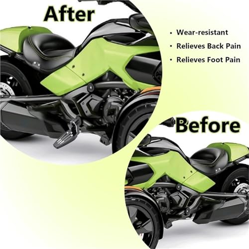 Repose-Pieds de Moto Can-Am Spyder F3 Soulagement Fatigue Jambes Cadre Supérieur et Inférieur - 4