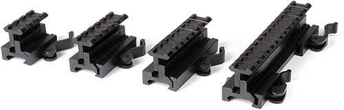 Miniatura 4 de TokFly - Soporte elevador Picatinny de altura ajustable de 5.5 pulgadas con liberación QD para visores, linterna