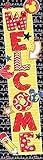 Eureka Mickey Color Pop! Vertical Classroom Banners, Welcome, Measures 45 x 12