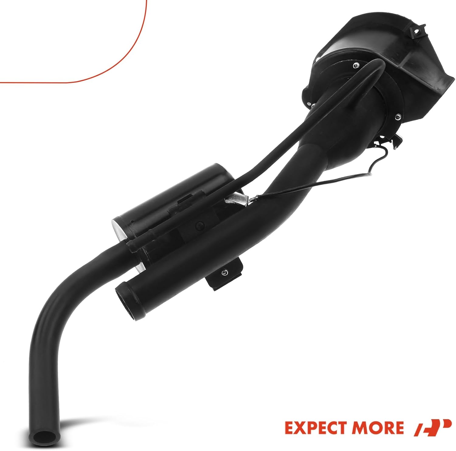 A-Premium Fuel Tank Filler Neck Pipe Hose Compatible with Jeep Liberty 2002-2003 2.4L 3.7L, Replace# 52100329AB 7720148030