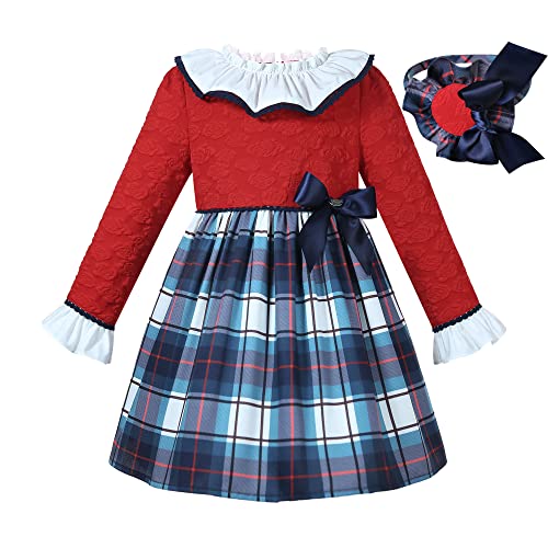 Ju petitpop Niñas Elegante Invierno Navidad Ocasión Especial Vestidos Niños Niño Vacaciones Casual Ropa Bonita
