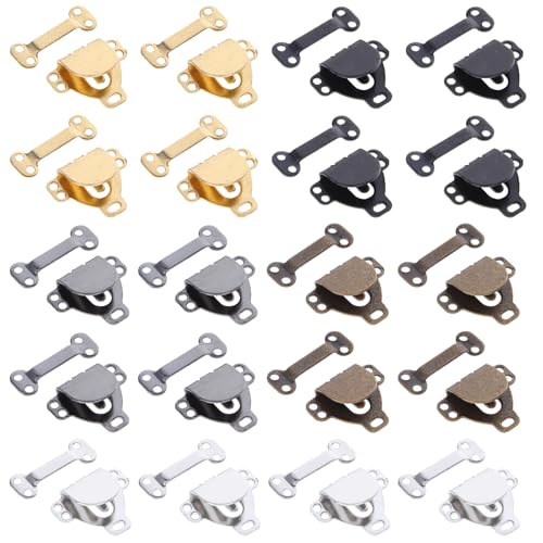 20 Sets Hook and Eye Sewing, 5 Colors Hook and
