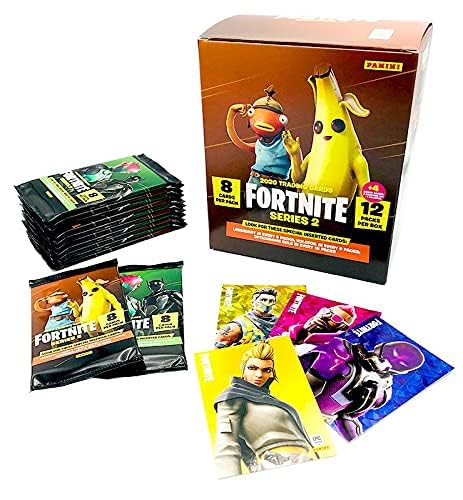 Cartes à Collectionner Panini Fortnite Série 2 - 1 Dossier + 4 Boosters | Pour Fans Et Collectionneurs