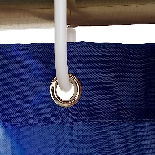 Rideau de douche en polyester KnSam, textile imperméable de qualité supérieure