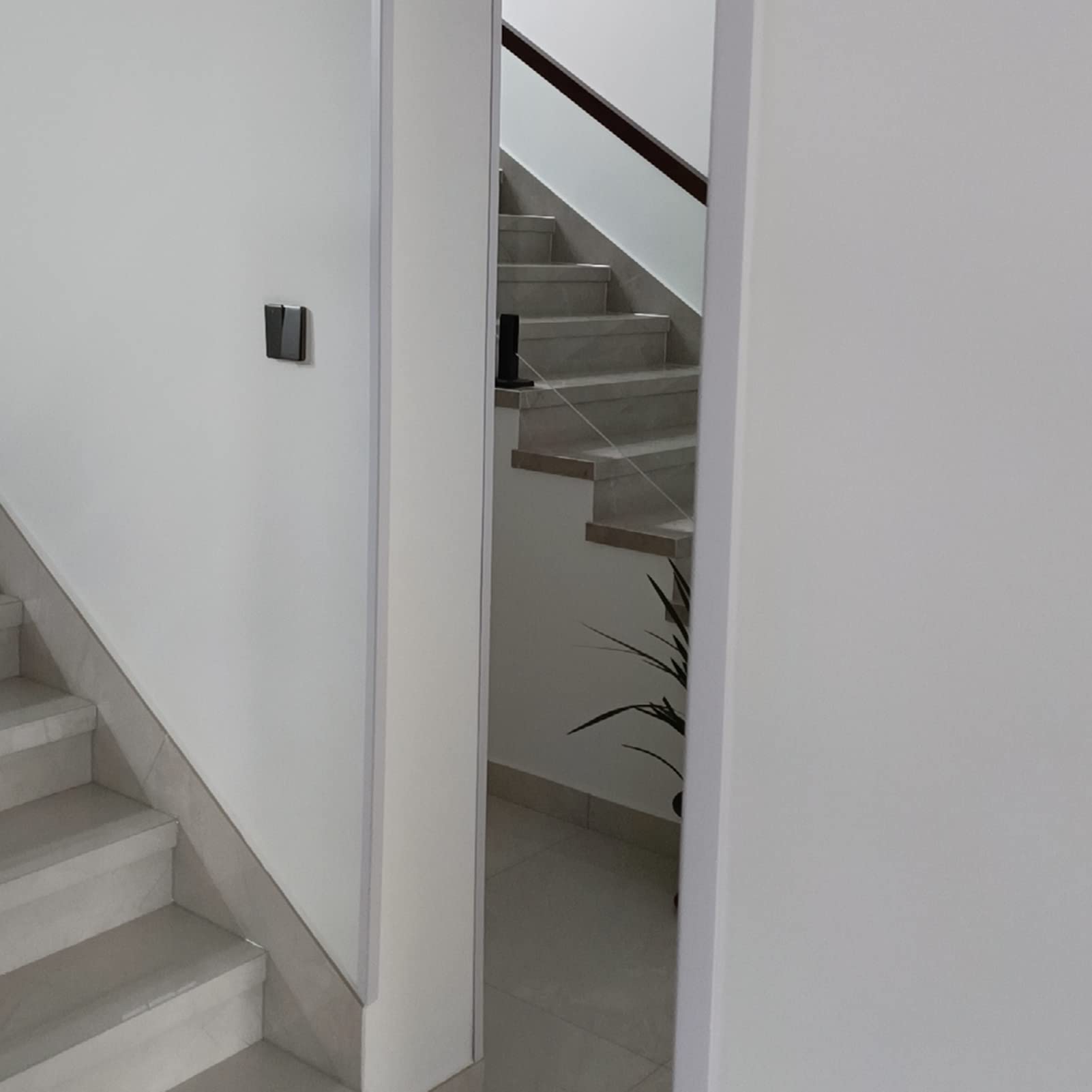 Paraspigoli Muro Garage Bordo In Pvc Bianco, 4 Cm Di Larghezza Striscia Di Protezione Per Angoli Della Parete Autoadesivo, L Forma Di Bordo Trim Per Soggiorno Camera Da Letto Cucina ( Size : Length 10