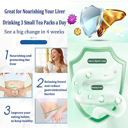 18 Flavors Liver Care Tea, Daily Liver Nourishing Tea (18 Different Herbs), Everyday Nourishing Liver Tea, Health Preserving Tea For All People (1Box(30Bag)) #TOP5