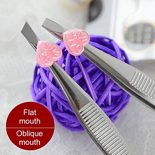 Andoer Pinças de sobrancelha Ferramentas de beleza diária para remoção de pelos das sobrancelhas