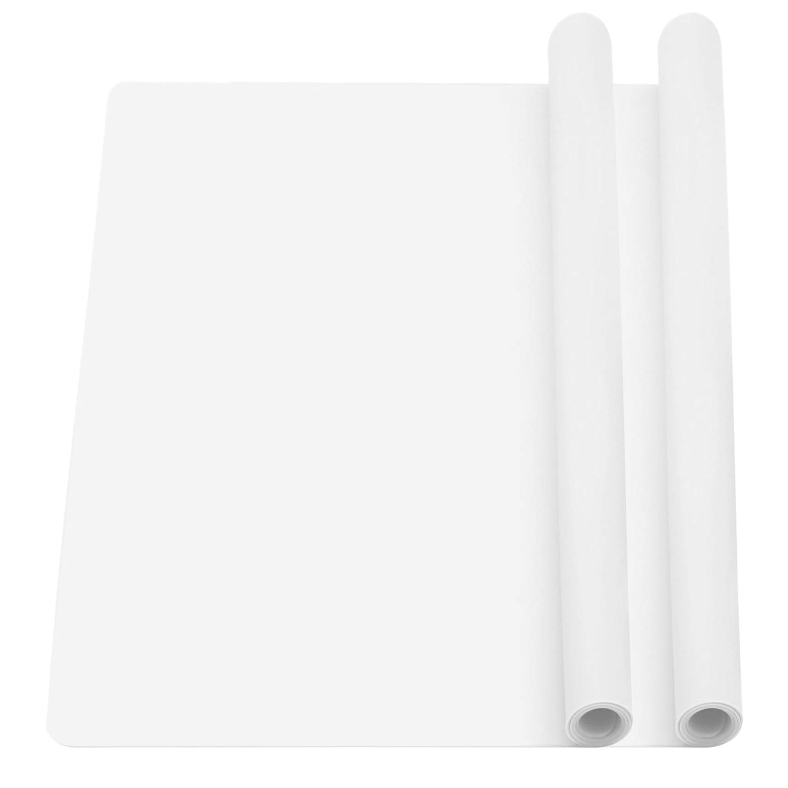 VEGCOO 2 Tappetini In Silicone Per Resina E Artigianato 30x40 Cm - Antiscivolo, Antiaderenti, Blu E Rosa