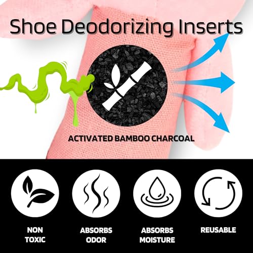 Insertos desodorantes para zapatos con carbón de bambú miniatura 3