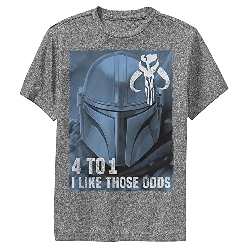 STAR WARS Mandalorian Good Odds Boys Short Sleeve Tee Shirt