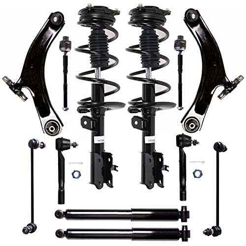 TFGCSG Struts Front Complete Struts Assembly Control Arm Rear Shock ...