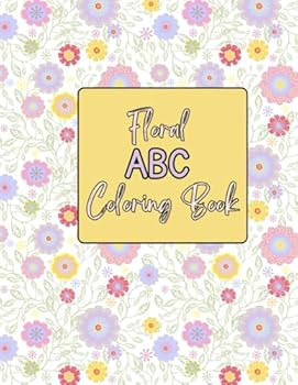 Paperback Floral ABC Coloring Book
