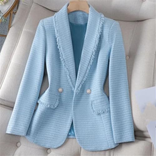 Women Blazer Jacket Autumn Winter Long Sleeve Blazer Coat Tops2