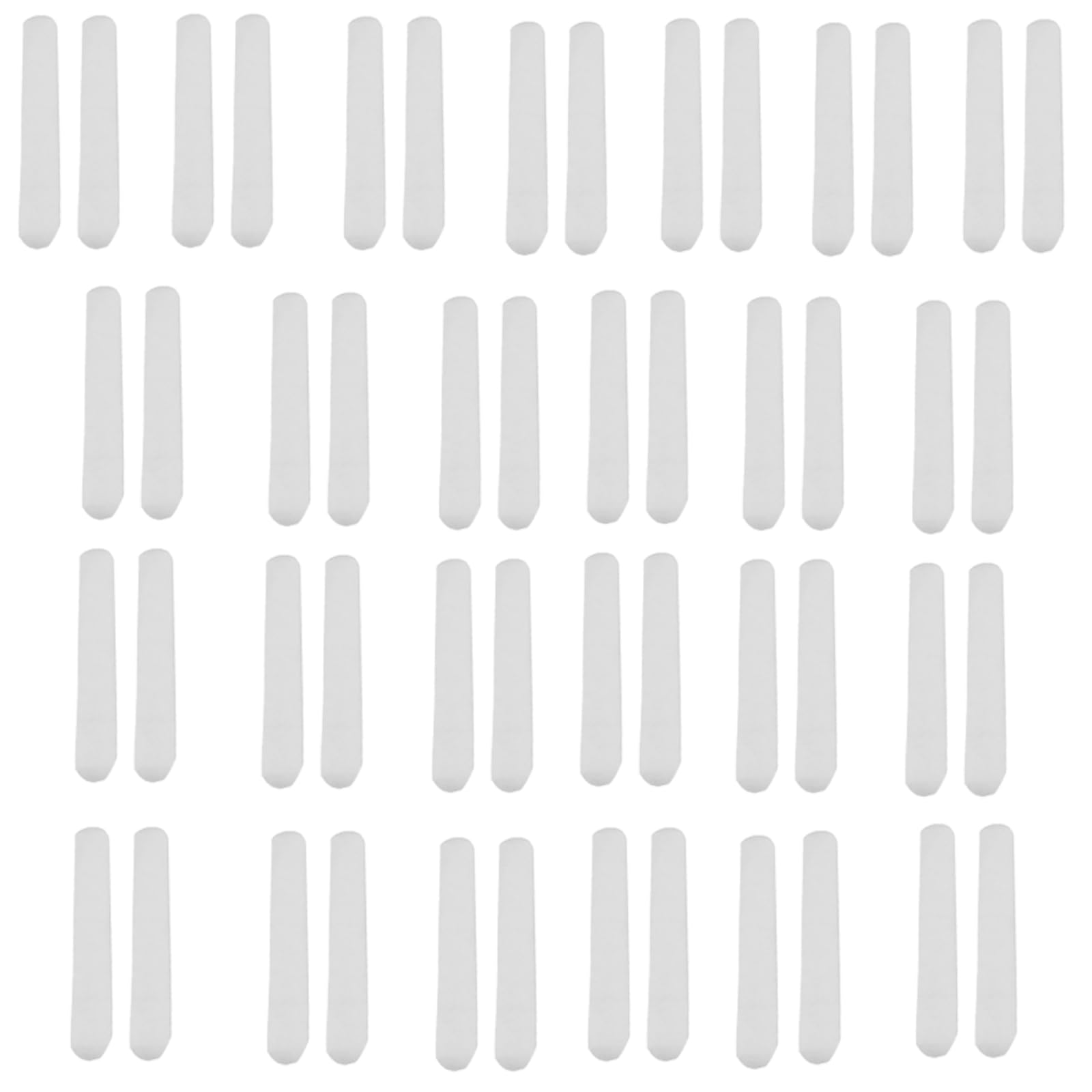 Mekalero 50Pcs Invisible Sweat Absorption Strips Hat Liners Sweatband Adhesive Forehead Strips for Running Caps Clothing Collars Hat Sweat Liners