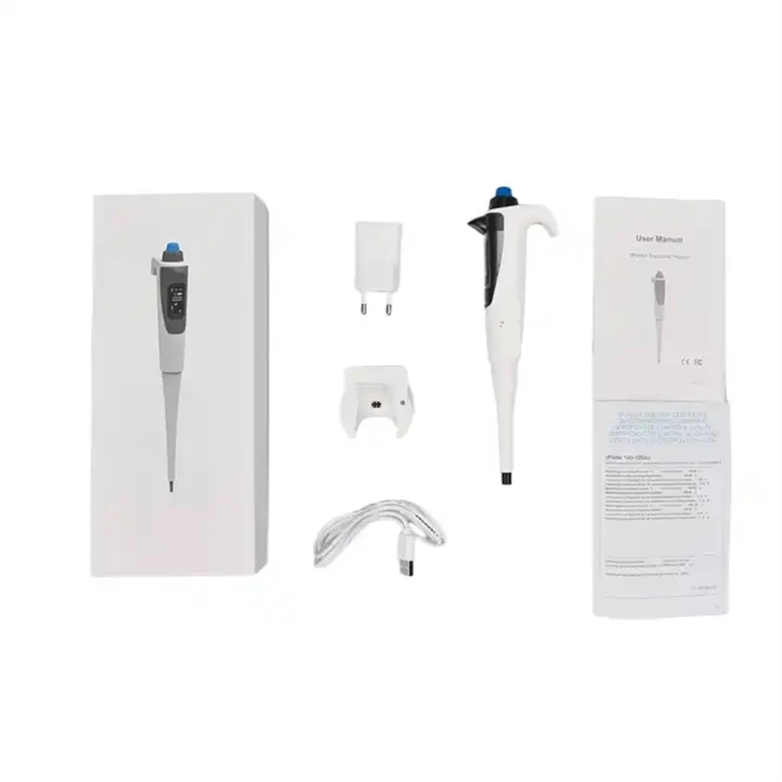 Pipette, Hochpräzise elektrische Laborpipette/elektronische automatisch einstellbare Pipette/digitale mikroelektronische Pipette