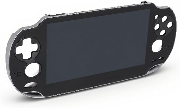 Black LCD Display Replacement for for PSV 1000 1001 PCH 1001 PCH 1101, Professional Game Console Digitizer Glass Assembly with Frame Combo