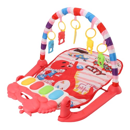 Vvikizy Alfombra de Juegos para Bebés con Diseño de Estructura de Gimnasio para Bebés Activos, Desarrollo y Exploración de Habilidades Motoras, 29,5 X 22,8 X 15,7 Pulgadas