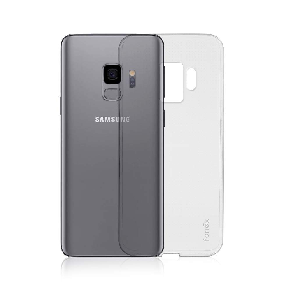 Fonexinv1301t Ultra Slim Soft TPU Case for Samsung Galaxy S9, Transparent