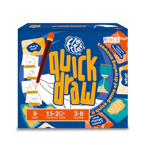 Juego de Mesa Fletter Quick Draw para 3 a 8 jugadores miniatura 1