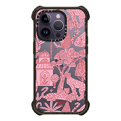 CASETiFY Bodil Jane Coque ultra résistante aux chocs pour iPhone 14 Pro [Test 5X de qualité militaire contre les chutes/protection contre les chutes de 3,5 m] – Rose...