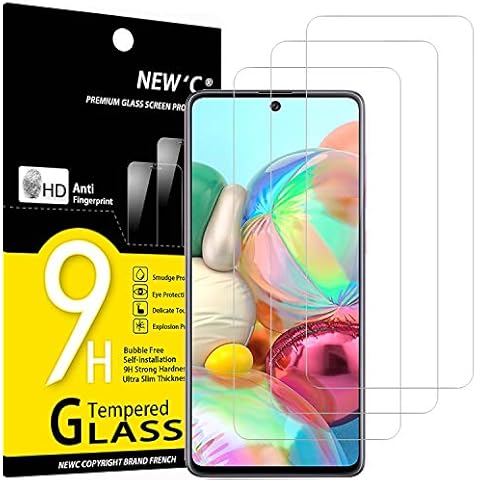 NEW'C Samsung Galaxy A71, Note 10 Lite Screen Protector Cover