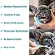 8 Stück Hundezahnbürste, Hundezahnbürste Fingerling Wiederverwendbar, 360º Pets Zähne Reinigung Silikon Zahnbürste für Hunde Katzen Zahnpflege, hundezahnbürste für kleine große hunde (Weiß)