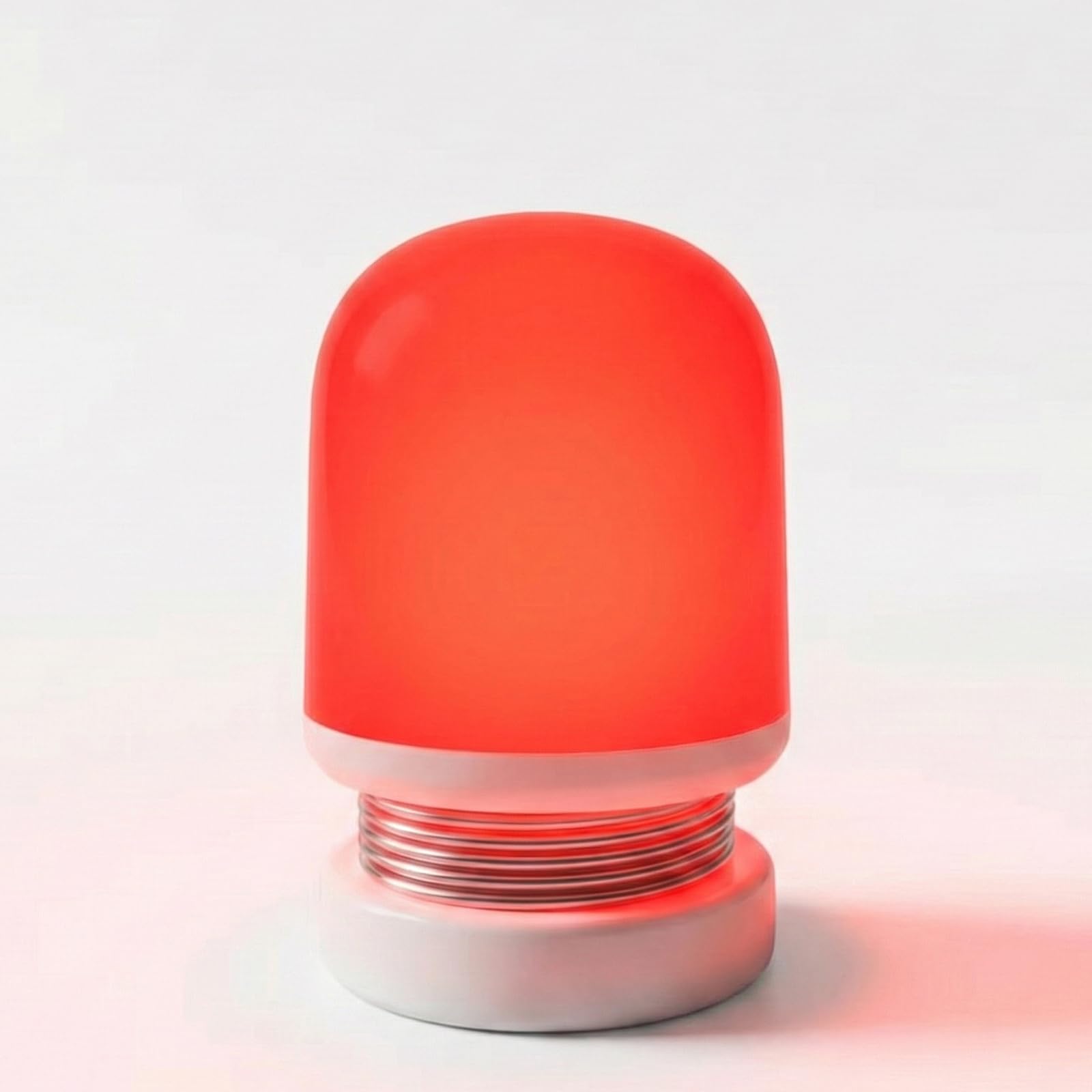 LXSINO Bernstein- und Rotlicht-Nachtlampe zur Schlafunterstützung – Bernstein (1600 K) / Rot (625 nm) – Ohne Blaulicht, stufenlos dimmbar, über 24 Stunden Laufzeit, USB-C wiederaufladbar