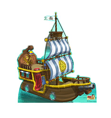 Cardboard People Bucky Pirate Ship Life Size Cardboard Cutout Standup - Disney Junior's Jake and The Never Land Pirates