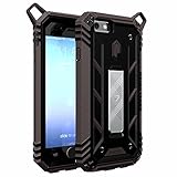 POETIC Revolution [Premium Rugged] Protective Case for Apple iPhone 6S with [Landscape Stand Feature] Inner Liner with [Easy Front Open Feature] Black/Dark Gray