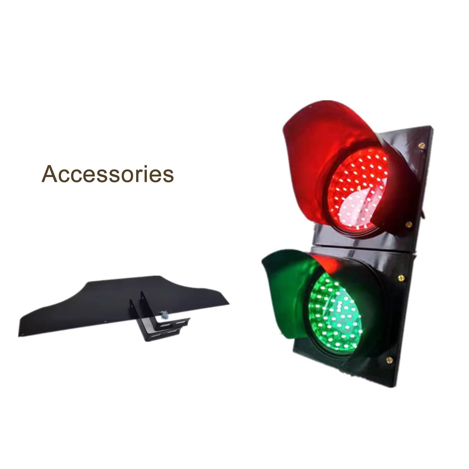 Feu de signalisation Industriel avec télécommande - Feu Stop/Marche LED Rouge/Vert à économie d'énergie pour Routes et décoration - Appliques murales 12 V