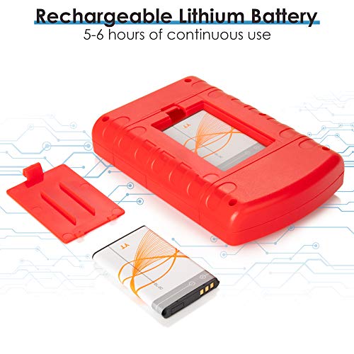 KIDWILL Handheld Game Console, 800mAh Battery Powered Portable Mini Game Player with 500 Retro FC Games, 3.0 Inch Color Screen Retro Game Console Support TV Out & Two Players for Kids Adults(Red) - Thumbnail 7